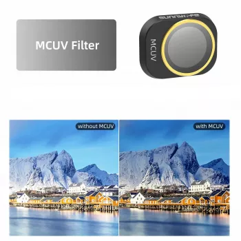 Filtro Ultravioleta UV MC SUNNYLIFE para drone DJI Mini 4 Pro + Estojo de Proteção