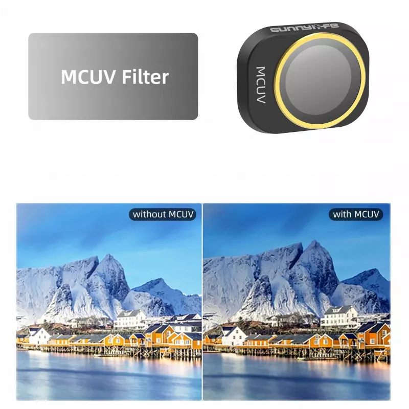 Filtro Ultravioleta UV MC SUNNYLIFE para drone DJI Mini 4 Pro + Estojo de Proteção