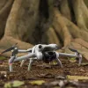 Extensões de Trem de Aterragem SUNNYLIFE para DJI Mini 4 Pro - Elevação de 30 mm, Encaixe Rápido, Almofadas Antiderrapantes (Cinzento) N4P-LG700