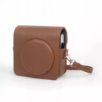 Capa de Proteção LOVEINSTANT para Fujifilm Instax Square SQ40 - Castanho
