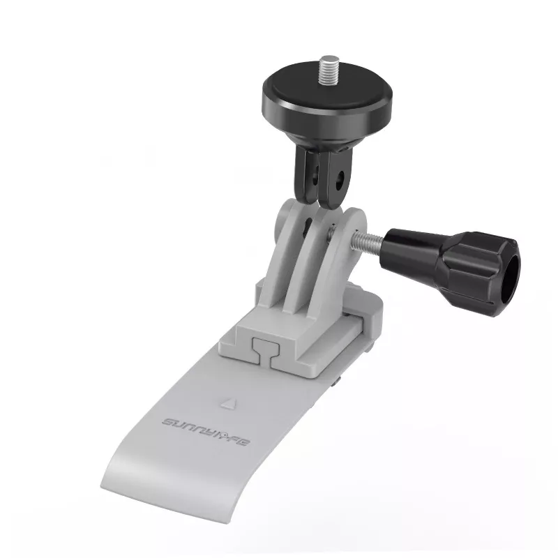 SUNNYLIFE Suporte para câmara de ação para DJI Air 3, GoPro, Insta360, SJCAM, Xiaomi - rosca de 1/4 polegadas, clipe de encaixe rápido, preto