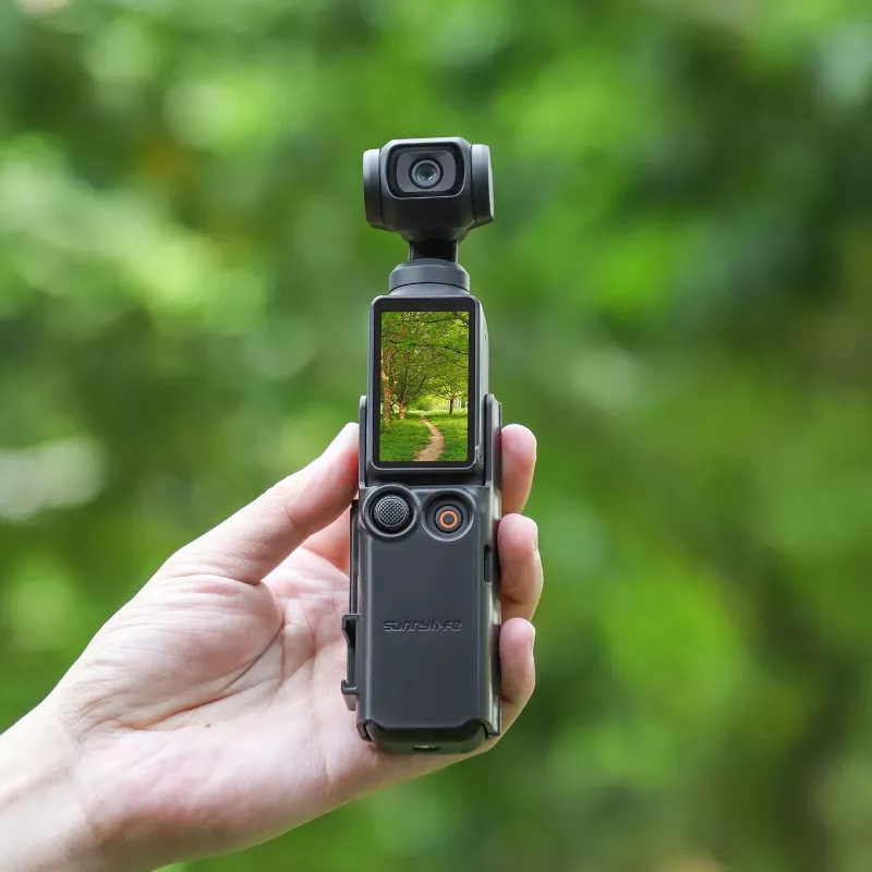 SUNNYLIFE Suporte lateral para DJI Osmo Pocket 3 - compatível com GoPro - preto