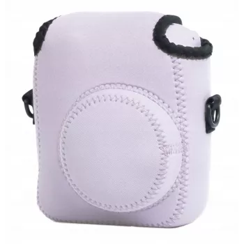 LOVEINSTANT Estojo protetor de neoprene macio para Fujifilm Instax Mini 12 - roxo