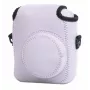 LOVEINSTANT Estojo protetor de neoprene macio para Fujifilm Instax Mini 12 - roxo