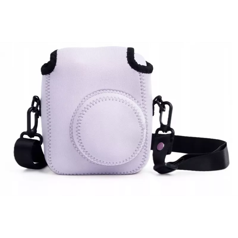 LOVEINSTANT Estojo protetor de neoprene macio para Fujifilm Instax Mini 12 - roxo