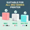 Phomemo Papel térmico para etiquetas 3 rolos em várias cores para T02 M02 PRO M03 M04S