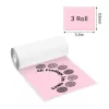 Phomemo Rolos de papel térmico colorido 53mm x 6,5m pack de 3 para T02 M02 PRO M03 M04S
