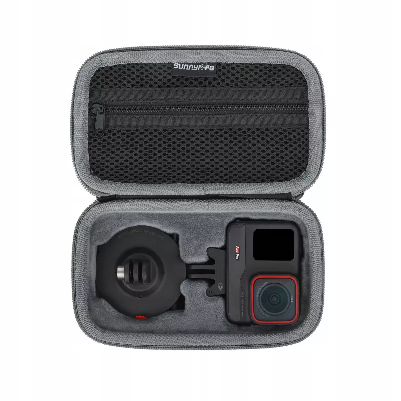 SUNNYLIFE Bolsa de transporte rígida para Insta360 Ace / Ace Pro - preto