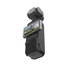 Capa de silicone protetora PULUZ com tampa de objetiva e tampa de ecrã para DJI Osmo Pocket 3, preta (PU894B)