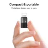 Adaptador OTG PULUZ Lightning para USB-C para iPhone, preto (PU649B)