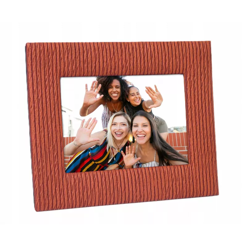 Moldura para fotografia 10x15 cm castanho vertical horizontal Loveinstant castanho