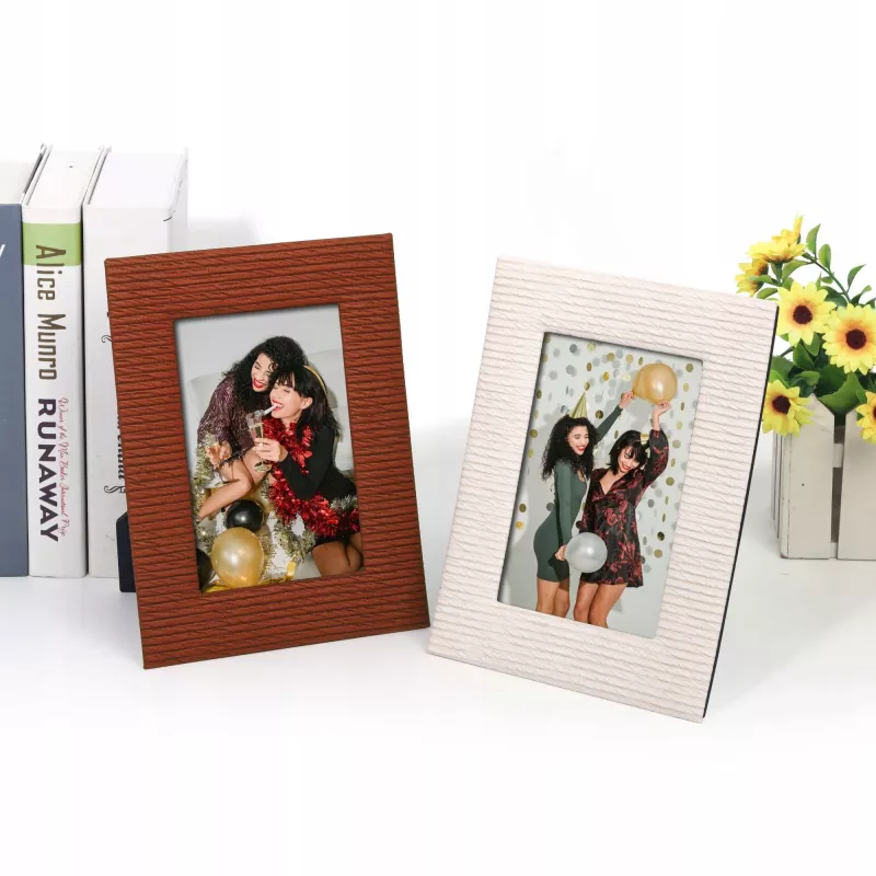 Moldura para fotografia 10x15 cm castanho vertical horizontal Loveinstant castanho