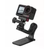 Placa de suporte metálica magnética SUNNYLIFE para GoPro, Xiaomi, Insta360, SJCAM, câmaras de ação DJI - preto