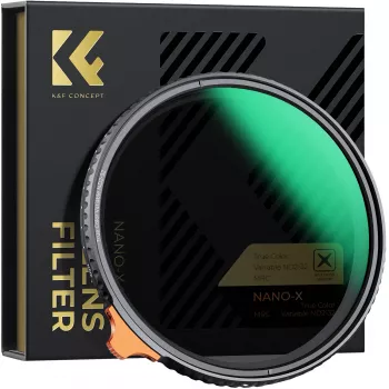 Filtro ND variável K&F Concept ND2-ND32 82mm True Color MRC Nano X