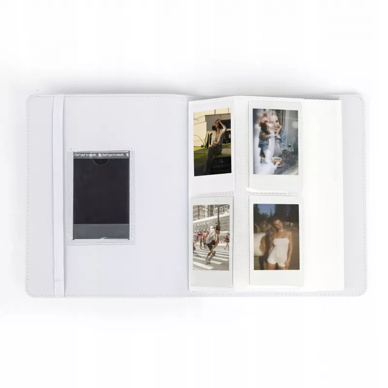 Álbum de fotografias LOVEINSTANT 288 fotos para Fuji Instax Canon Xiaomi Polaroid HP Kodak Zink / janela na capa / azul