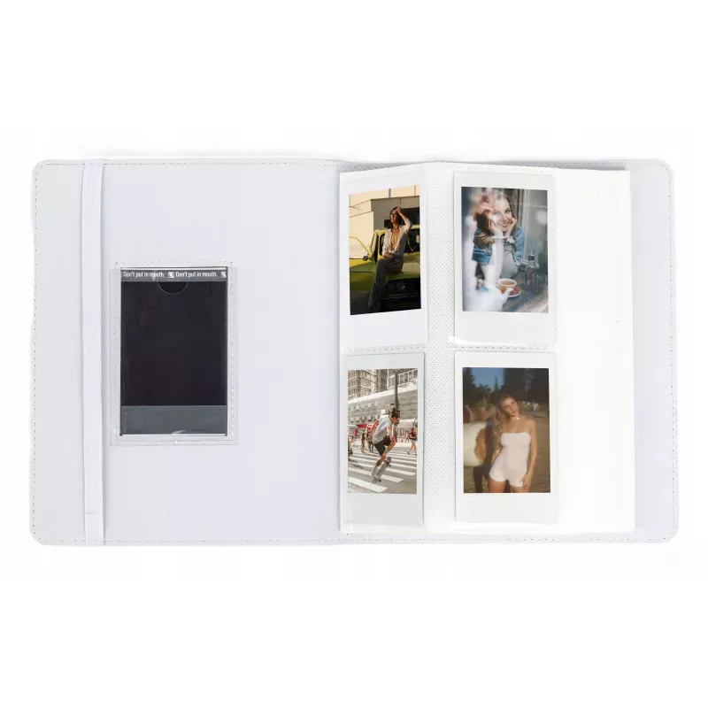 Álbum de fotografias LOVEINSTANT para 288 fotos, compatível com Fuji Instax Mini, Polaroid 300, Zink, Canon Ivy, HP Sprocket, Kodak Smile, capa branca com janela