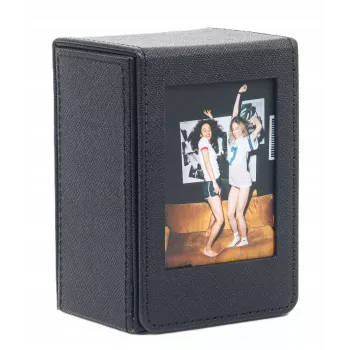 Caixa de armazenamento de fotografias LOVEINSTANT para Fujifilm Instax Mini 100 fotos - preto