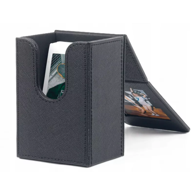 Caixa de armazenamento de fotografias LOVEINSTANT para Fujifilm Instax Mini 100 fotos - preto