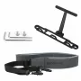 SUNNYLIFE Suporte de alça de pescoço e ombro para comando DJI RC 2 / RC 1 - Tecido de nylon preto com ganchos de liga de alumínio