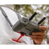 SUNNYLIFE Suporte de alça de pescoço e ombro para comando DJI RC 2 / RC 1 - Tecido de nylon preto com ganchos de liga de alumínio