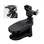 PULUZ Suporte de queixo para capacete de mota para GoPro Hero 12 11 Mini 10 9 8 7 6 5 4 3+ Max - PU927B