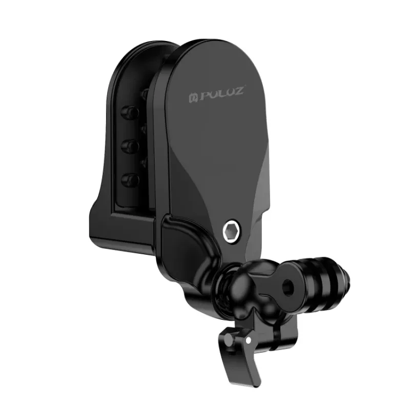 PULUZ Suporte de queixo para capacete de mota para GoPro Hero 12 11 Mini 10 9 8 7 6 5 4 3+ Max - PU927B