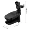 PULUZ Suporte de queixo para capacete de mota para GoPro Hero 12 11 Mini 10 9 8 7 6 5 4 3+ Max - PU927B