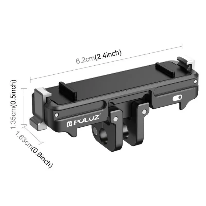 PULUZ Suporte adaptador para Insta360 GO 3 / GO 3S para sistema de 1/4 polegadas e GoPro - PU973B