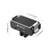 PULUZ PU995B suporte adaptador 1/4 + sistema GoPro para DJI Osmo Action 4 / 3