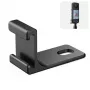 PULUZ Suporte adaptador de 1/4 polegadas para Insta360 X5/X4/X3/One X2 - Preto, liga de alumínio, sapata fria