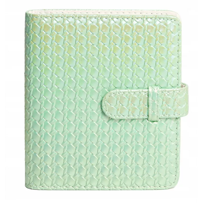 LOVEINSTANT Kit 2-em-1: Capa protetora + álbum de fotos para Fujifilm Instax Mini 12 - Verde