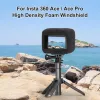 PULUZ Cobertura de espuma corta-vento para Insta360 Ace Pro / Insta360 Ace (Preto)
