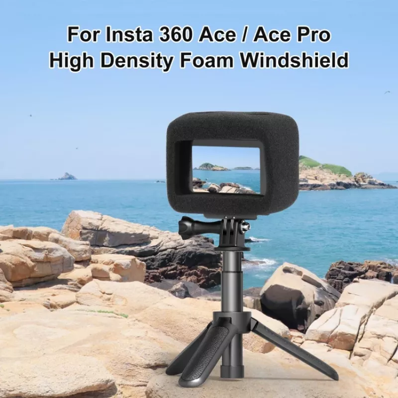 PULUZ Cobertura de espuma corta-vento para Insta360 Ace Pro / Insta360 Ace (Preto)