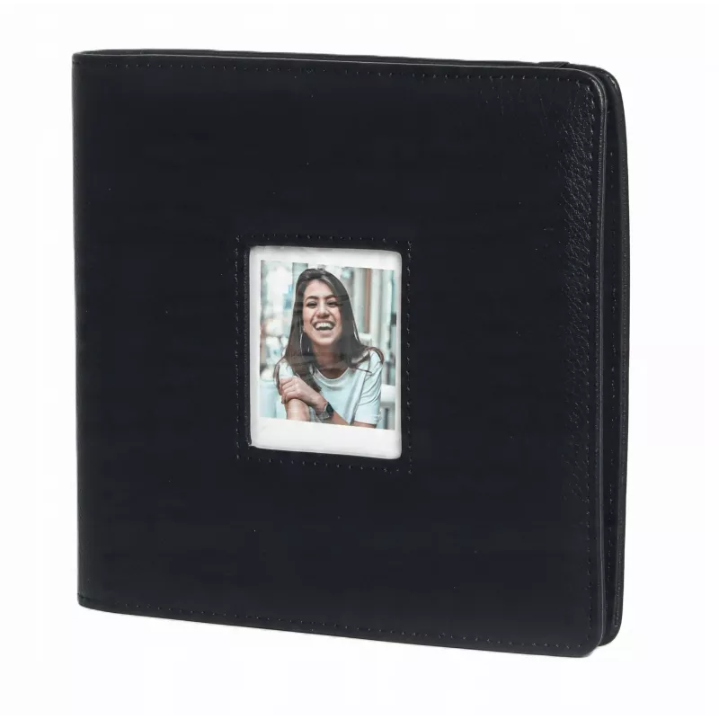 LOVEINSTANT Álbum 36 páginas 288 fotos para câmara instantânea Polaroid Go, Preto