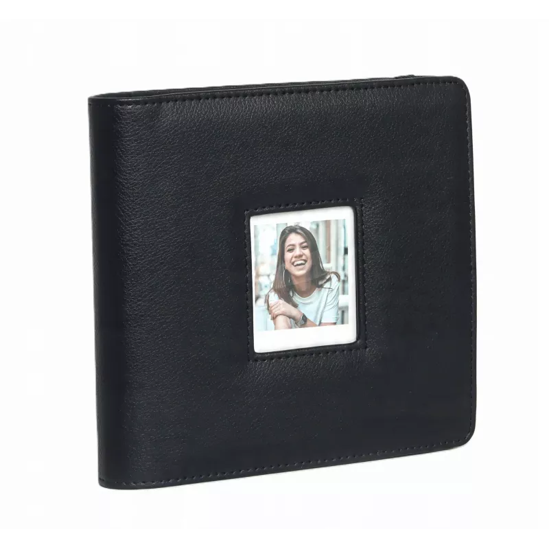 LOVEINSTANT Álbum 36 páginas 288 fotos para câmara instantânea Polaroid Go, Preto