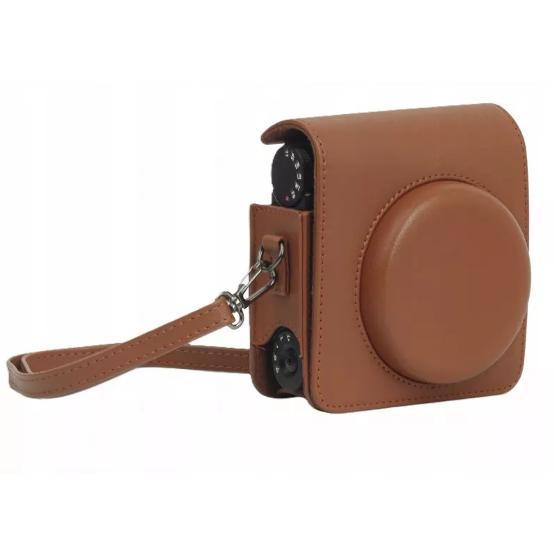 LOVEINSTANT Bolsa para câmara para Fujifilm Instax Mini 99 - Castanho
