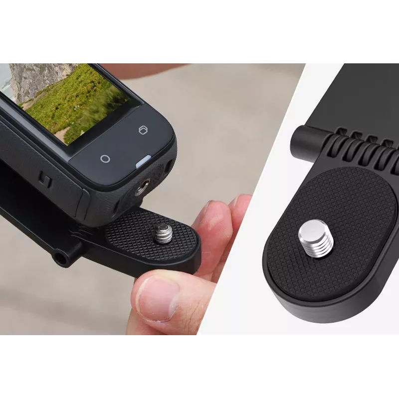 SUNNYLIFE Placa de montagem magnética para Insta360 X4/X3, DJI Action 3/4, série GoPro Hero - Preto