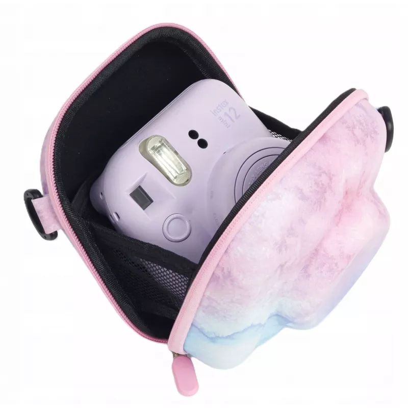 LOVEINSTANT Capa protetora para Fujifilm Instax Mini 99 12 11 9 8 7+ 40 - Pink Cloud