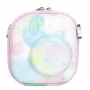 LOVEINSTANT Capa protetora para Fujifilm Instax Mini 99/12/11/9/8/7+/40, pele PU com gradiente multicolor