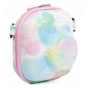 LOVEINSTANT Capa protetora para Fujifilm Instax Mini 99/12/11/9/8/7+/40, pele PU com gradiente multicolor