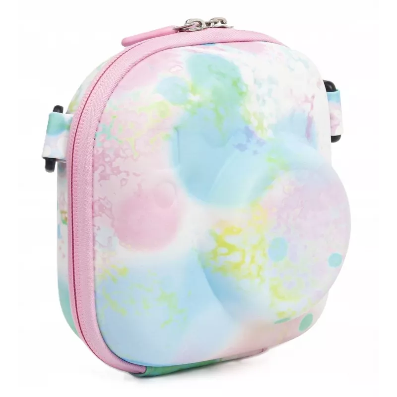 LOVEINSTANT Capa protetora para Fujifilm Instax Mini 99/12/11/9/8/7+/40, pele PU com gradiente multicolor