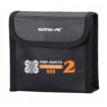 Sunnylife bolsa à prova de fogo para 3x baterias DJI Avata 2 AT2-DC783-3