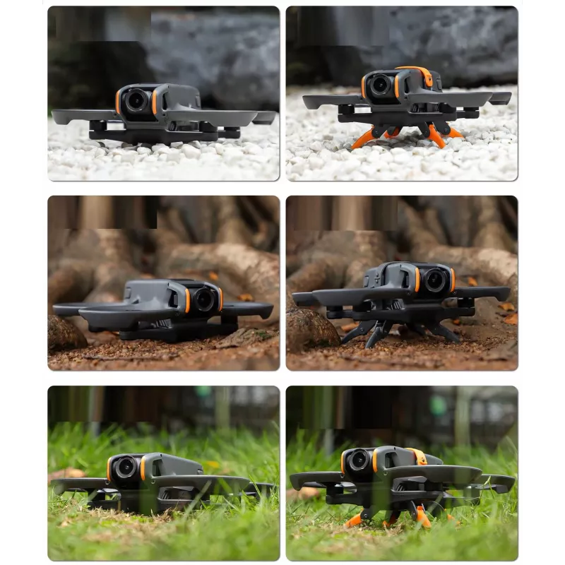 SUNNYLIFE Pernas de extensão do trem de aterragem para drone DJI Avata 2 - Cinzento (4 unidades)