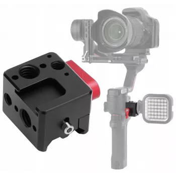 SUNNYLIFE Adaptador de montagem 1/4 polegadas 3/8 polegadas ISO para DJI Ronin RS3 / RS3 Pro / RS2 / RSC2
