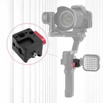 SUNNYLIFE Adaptador de montagem 1/4 polegadas 3/8 polegadas ISO para DJI Ronin RS3 / RS3 Pro / RS2 / RSC2