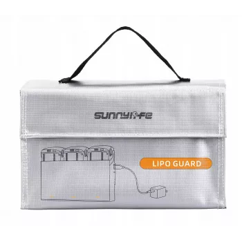 SUNNYLIFE Mala rígida para 3x baterias de drone e carregador compatível com DJI Mini 4K, Air 3, Avata 2, DC830-S