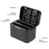 PULUZ Carregador USB de bateria dupla para Insta360 X4 - PU999B