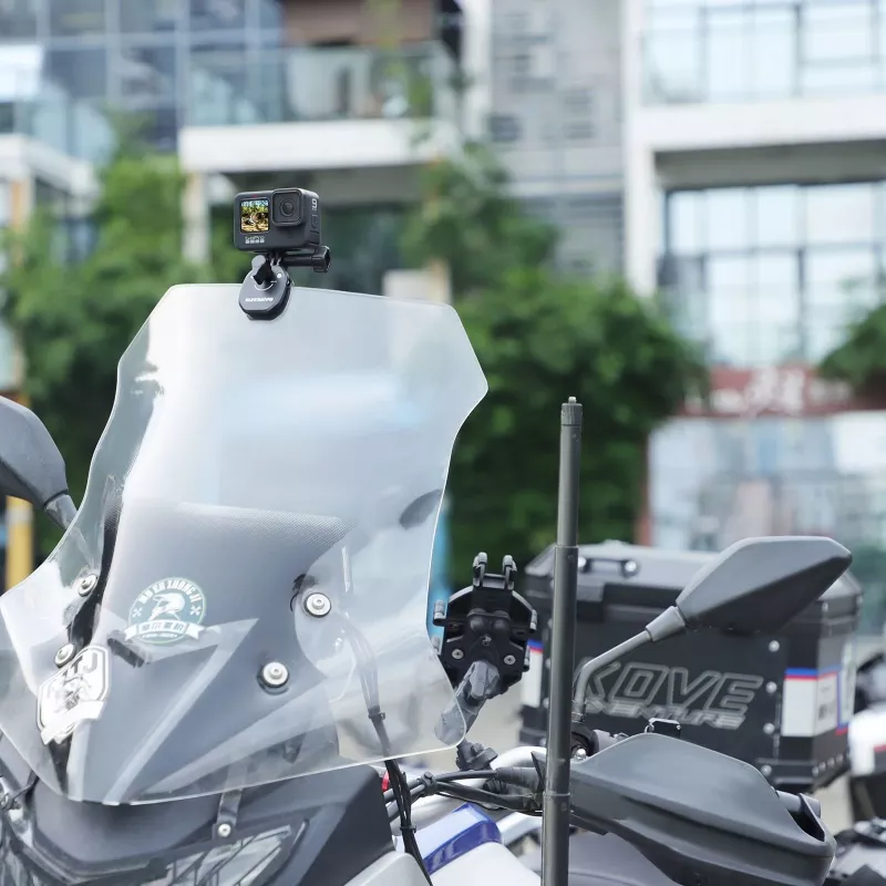 SUNNYLIFE Suporte com ventosa para para-brisas de mota compatível com GoPro SJCAM Xiaomi DJI Insta360 ZJ846-D
