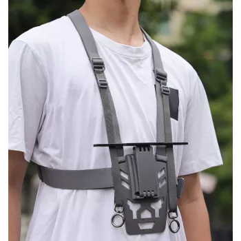 SUNNYLIFE Correia de peito para comando DJI RC Plus - Preto