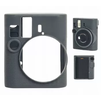 LOVEINSTANT Capa de silicone para Fujifilm Instax Mini 41 - Cinzento